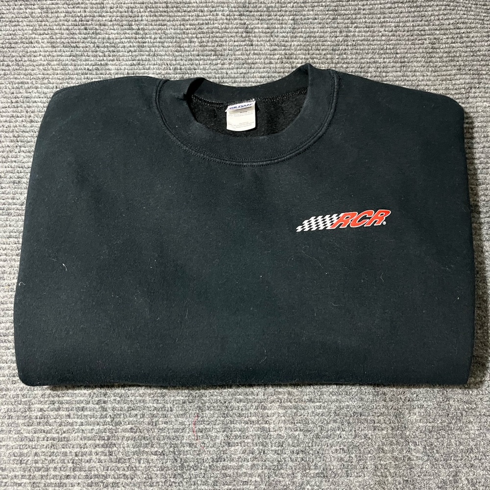 Black RCR Racing Crewneck